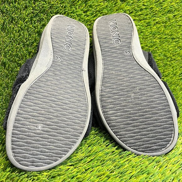 Vionic Dessie Womens Size 6 Black Casual Classic Comfort Slip On Slippers Shoes - Picture 7 of 10